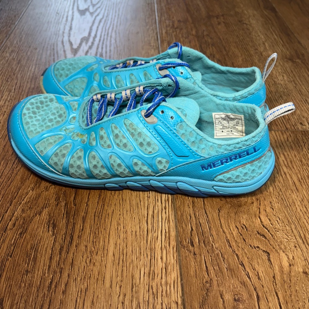 Merrell Women's Crush Glove Minimalist Aqua Cross-Training Shoes J57322 Sz 7.5 - Picture 5 of 12